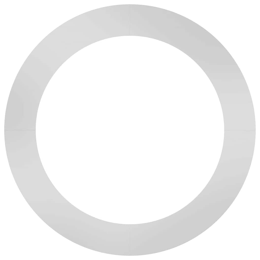 Adecuado Para Anillos De Árbol Plano 5 Uds. Plateado Ø90/120 Cm_4