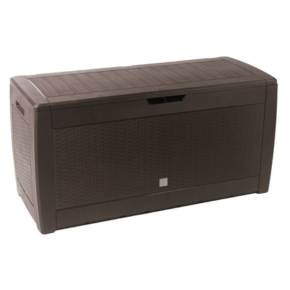 Baul De Jardin 310 Litros Boxe Rato En Color Chocolate 119 X 48 X 60 Cm_0