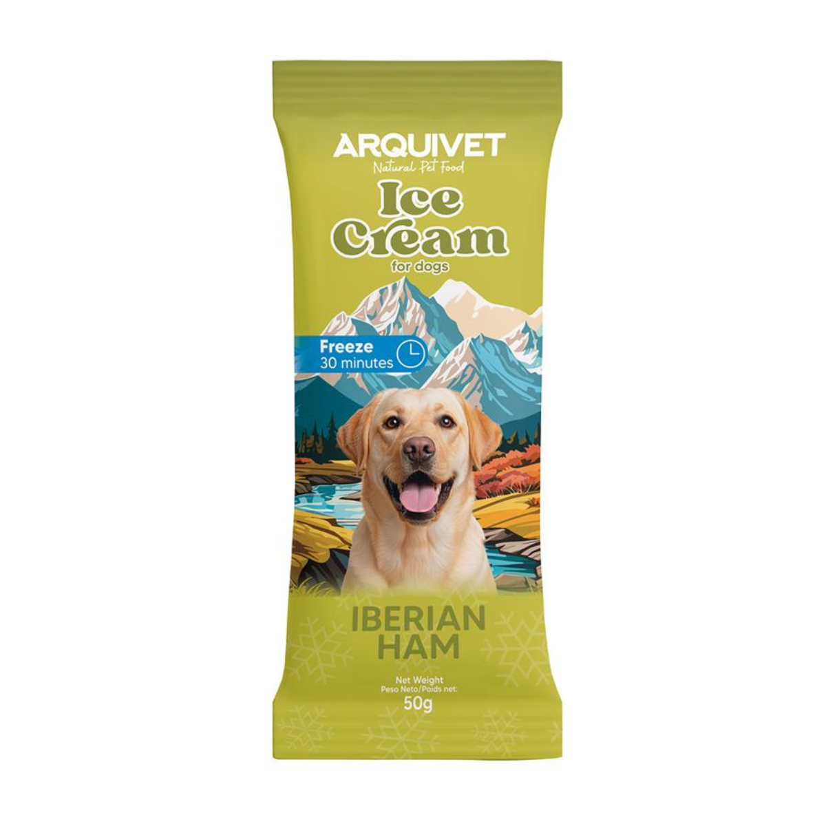 Arquivet Gelado de Presunto Ibérico para cães 50 g