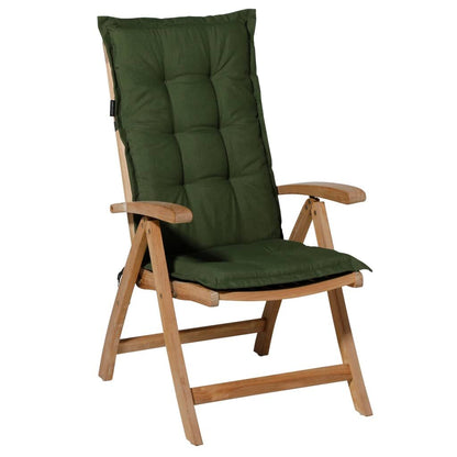 Madison Cojín De Silla Con Respaldo Alto Panama 123x50cm Verde_1