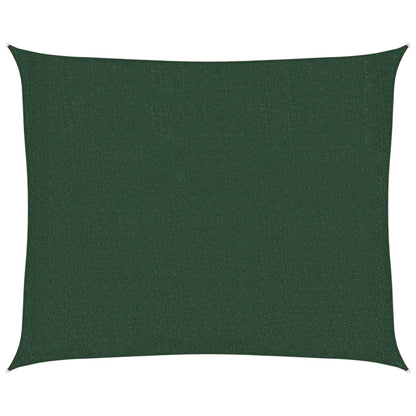 Vidaxl Toldo De Vela Verde Oscuro Hdpe 160 G/m² 2,5x3 M_0