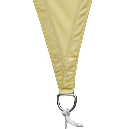 Outsunny Toldo Vela Sombrilla Parasol Triangular 6m De Poliéster 160g/m² Arena_4