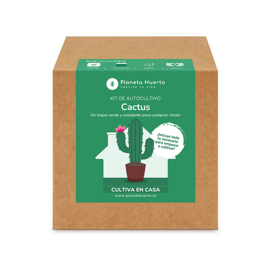 Kit de auto-cultivo de cactos Planeta Huerto