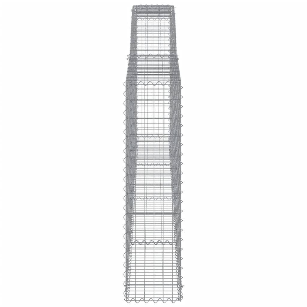 Cestas Gaviones 10 Uds Forma De Arco Hierro 400x30x120/140 Cm_4