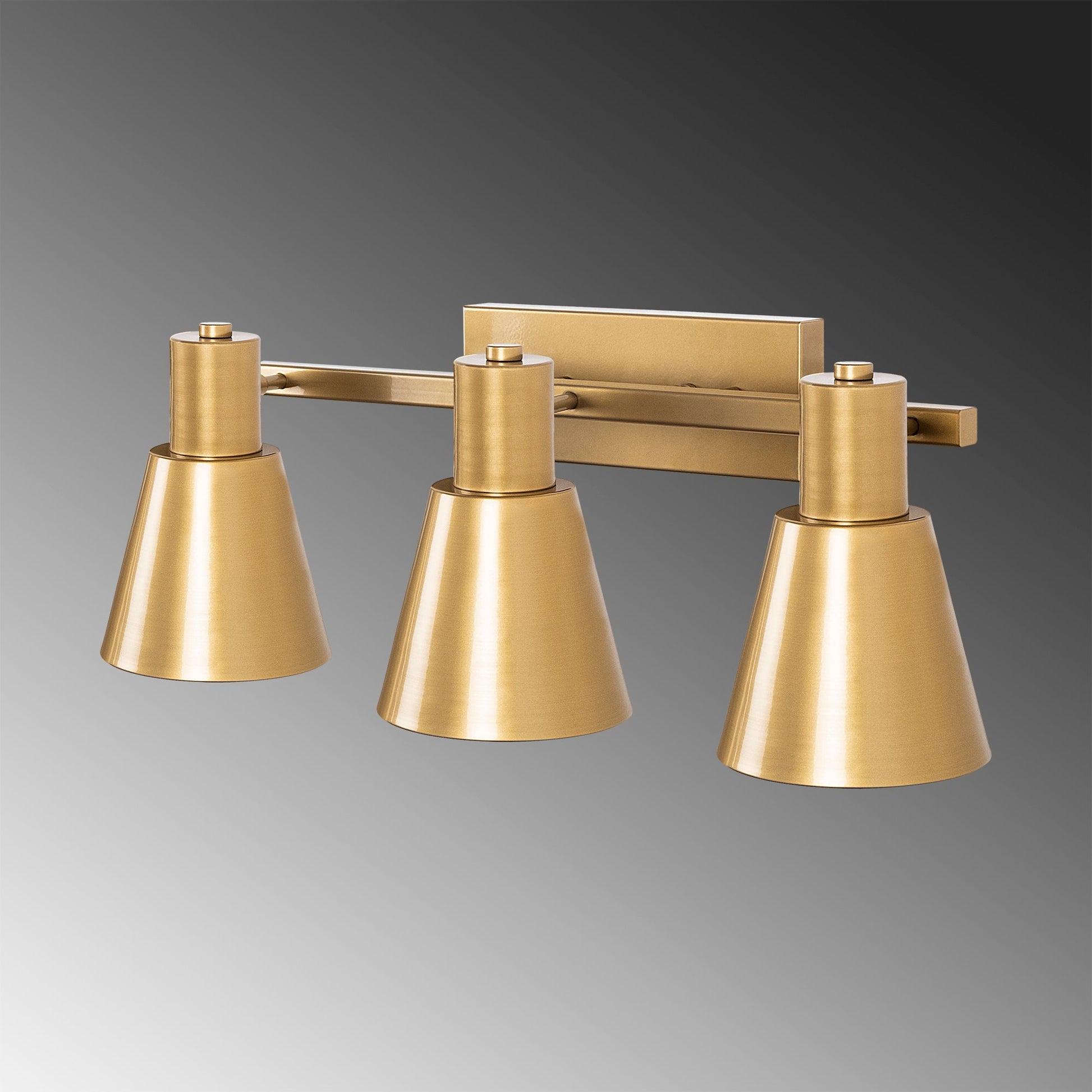Aplique De Pared, Metal , Oro, 60x21x21, Casquillo 3 X E27 Max 40 W_2