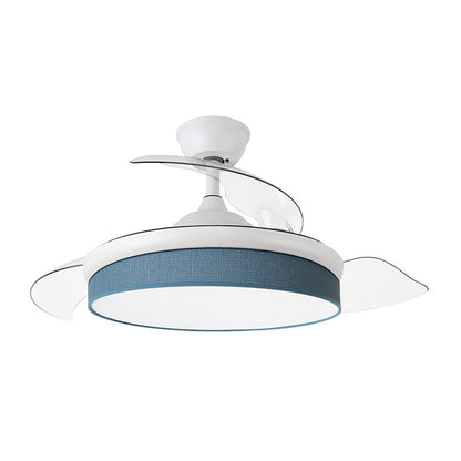 Ventilador Dc Moda 72w Blanco/azul 108d 3aspas 7200lm 3000k,4000k,6000k Remoto+memoria+temporizador_1