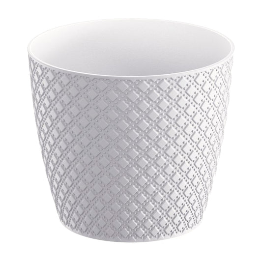 Maceta Orient 1l., Dimensiones (mm) 128x128x112, Color Blanco_0