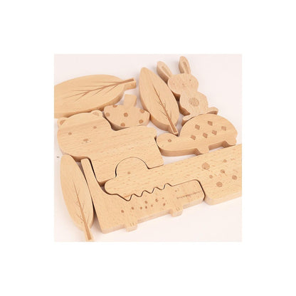 Puzzle de design de madeira Andreu Toys