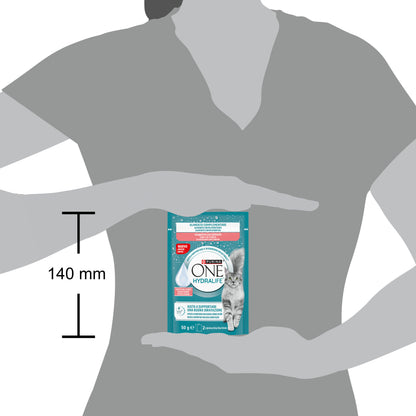 Snack líquido hidratante para gatos Hydralife con salmón Purina ONE 50 g