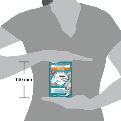 Snack líquido hidratante para gatos Hydralife con pollo Purina ONE 50 g
