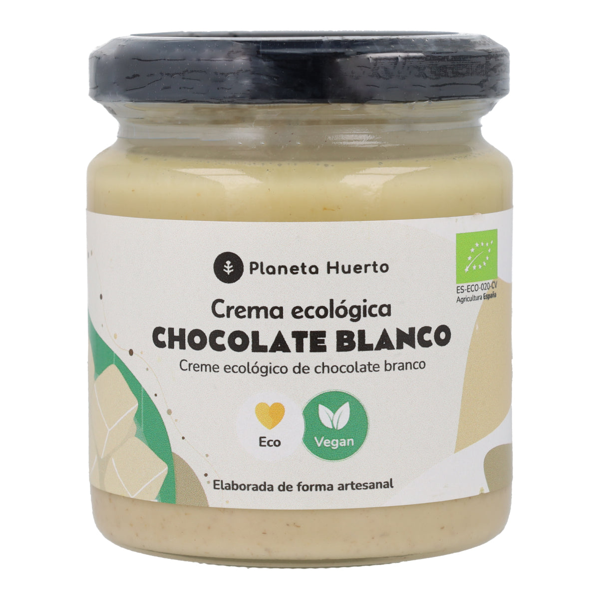 Creme de chocolate branco vegan ECO Planeta Huerto 230 gr