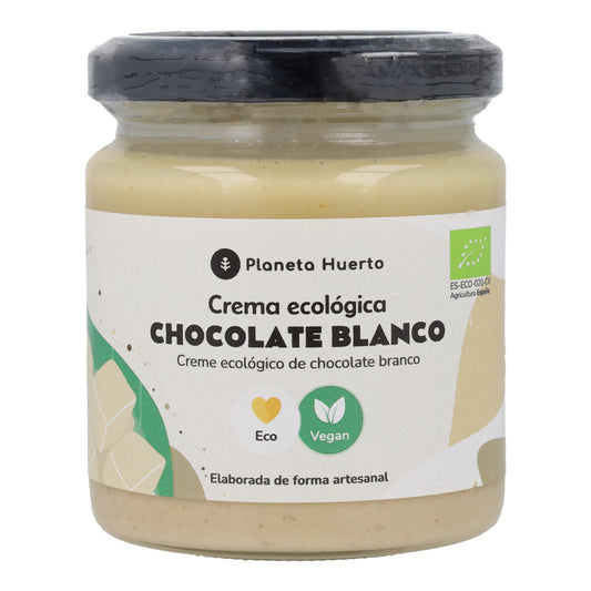 Creme de chocolate branco vegan ECO Planeta Huerto 230 gr
