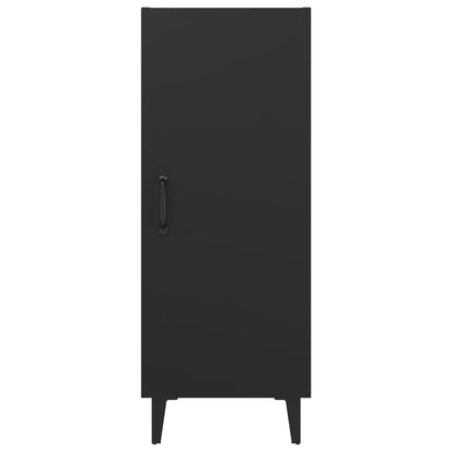 Aparador De Madera Contrachapada Negro 34,5x34x90 Cm / Vetonek_1