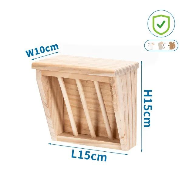 Alimentador de feno de madeira Nobleza