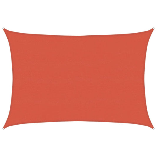 Vidaxl Toldo De Vela Hdpe Terracota 160 G/m² 5x7 M_0