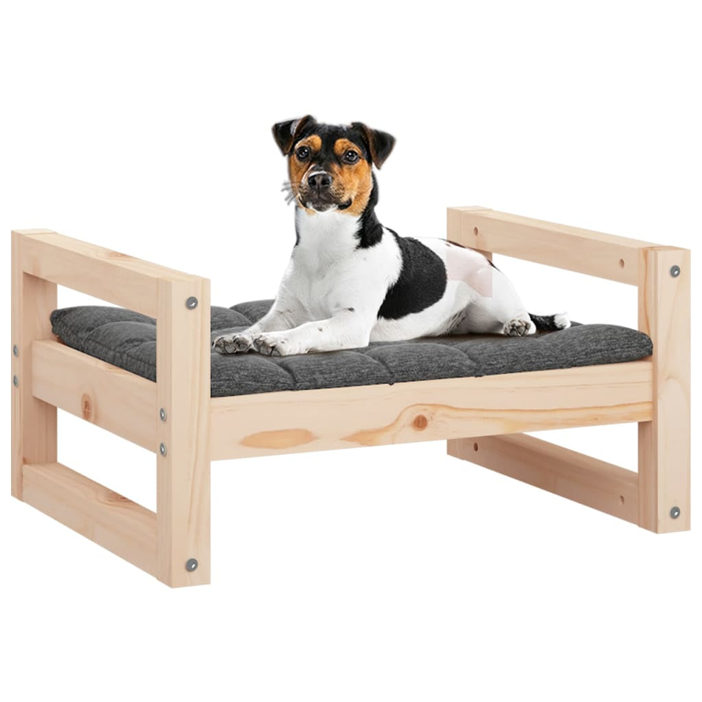 Vidaxl Cama Para Perros Madera Maciza De Pino 55,5x45,5x28 Cm_3