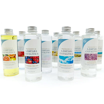 Lámpara Catalítica Azul Grisáceo Mate + Aroma Citronela 500ml - Elimina Olores, Perfuma Y Mejora La Calidad Del Aire_4