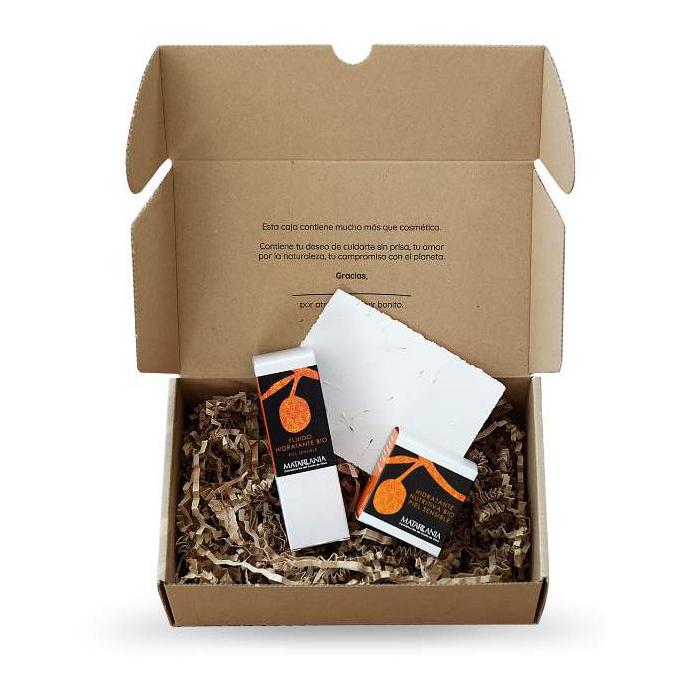 Pack Regalo Sol&Luna Piel Sensible: Fluido 60 ml + Hidratante Nutritiva 30 ml, Matarrania, 270gr