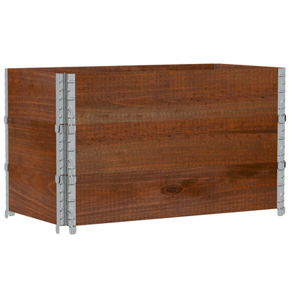Jardinera De Madera Maciza De Pino Marrón 100x50 Cm_4