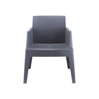 Siesta Exclusive Pack De 2 Sillones Para Exterior Box Gris Oscuro_3