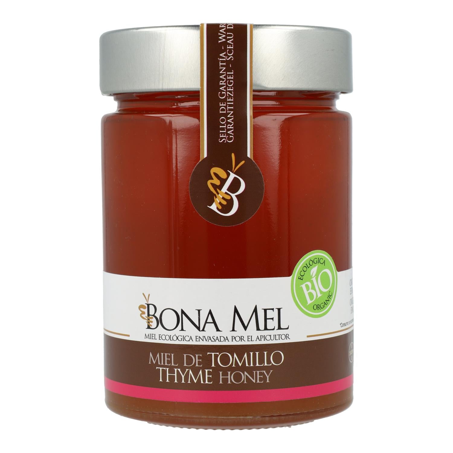 Miel de Tomillo Ecológica Bona Mel, 450 g