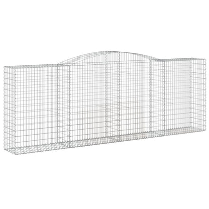 Cestas De Gaviones 3 Uds Forma De Arco Hierro 400x50x140/160 Cm_2