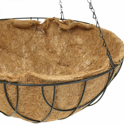 Cesto suspenso redondo com forro de coco Ø40 cm Biotop