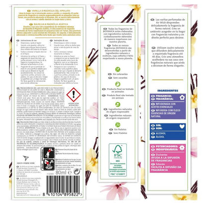 Varetas perfumadas de baunilha Botanica