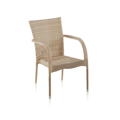 Pack 2 Sillas De Exterior Xara Rattán, Rattan, 60 X 91 X 58_5