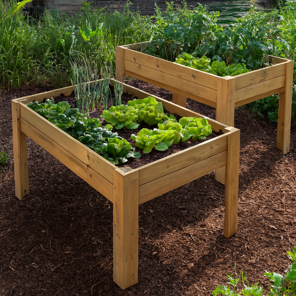 Mesa De Cultivo Hana Profunda 20cm Vidahuerto 120x80x80 Cm._3