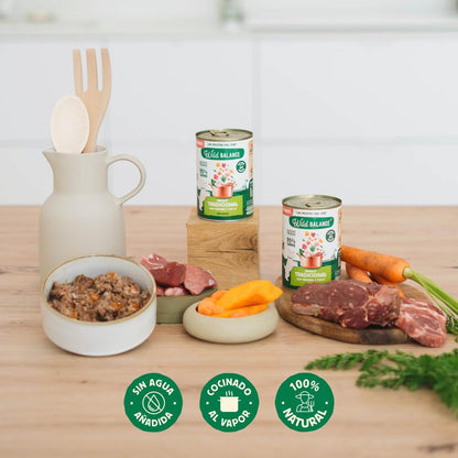 Ragu Tradicional de Carne e Frango Wild Balance para Cães 400g