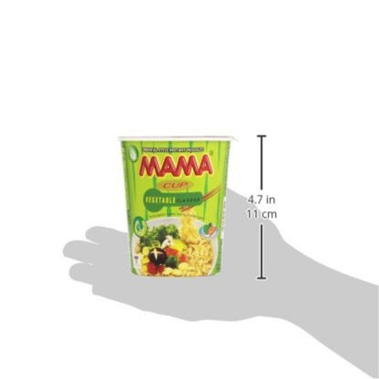 Tigela de legumes Mama Instant Noodles 70g