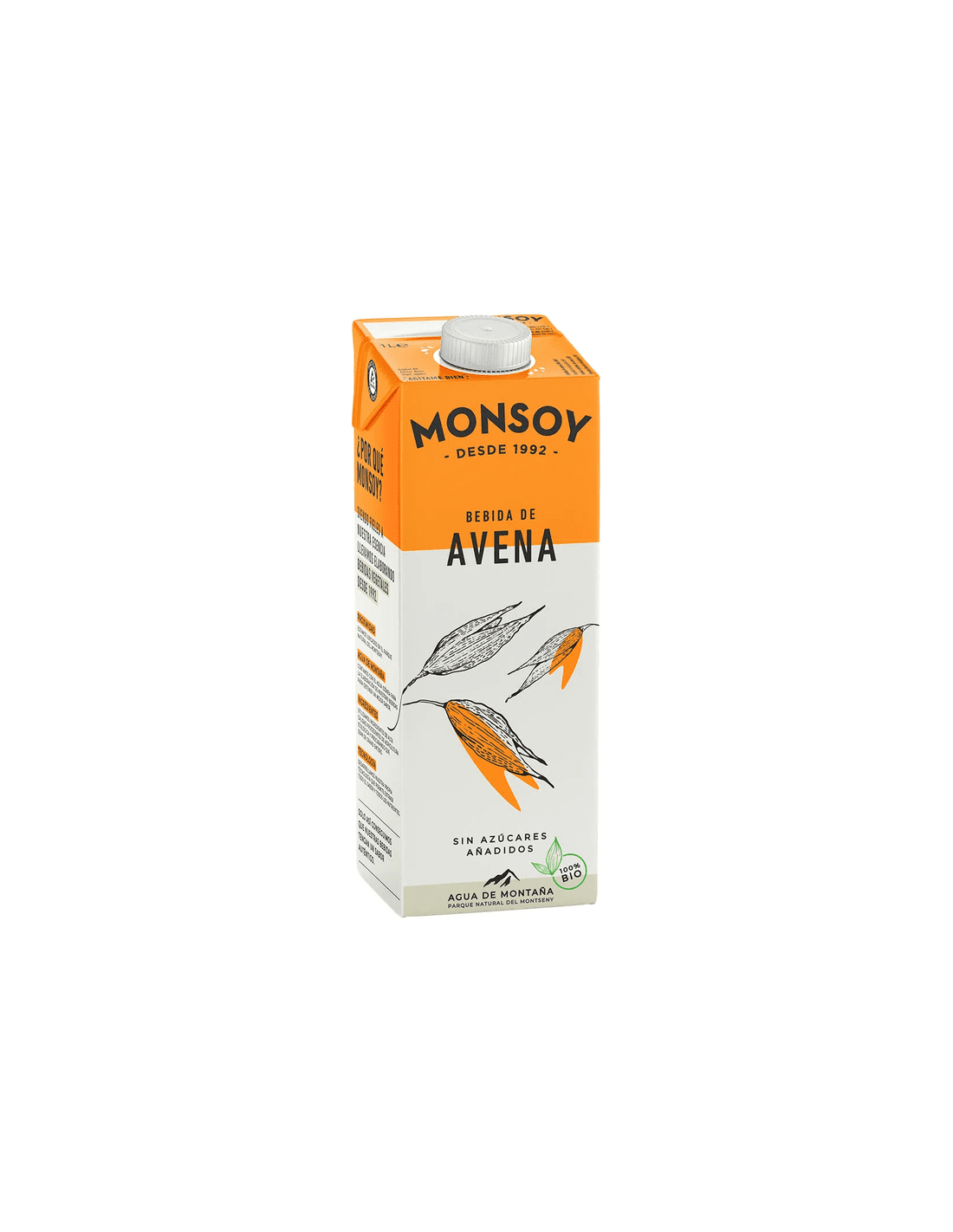Bebida De Avena Bio, 6 X 1l  - Monsoy_0