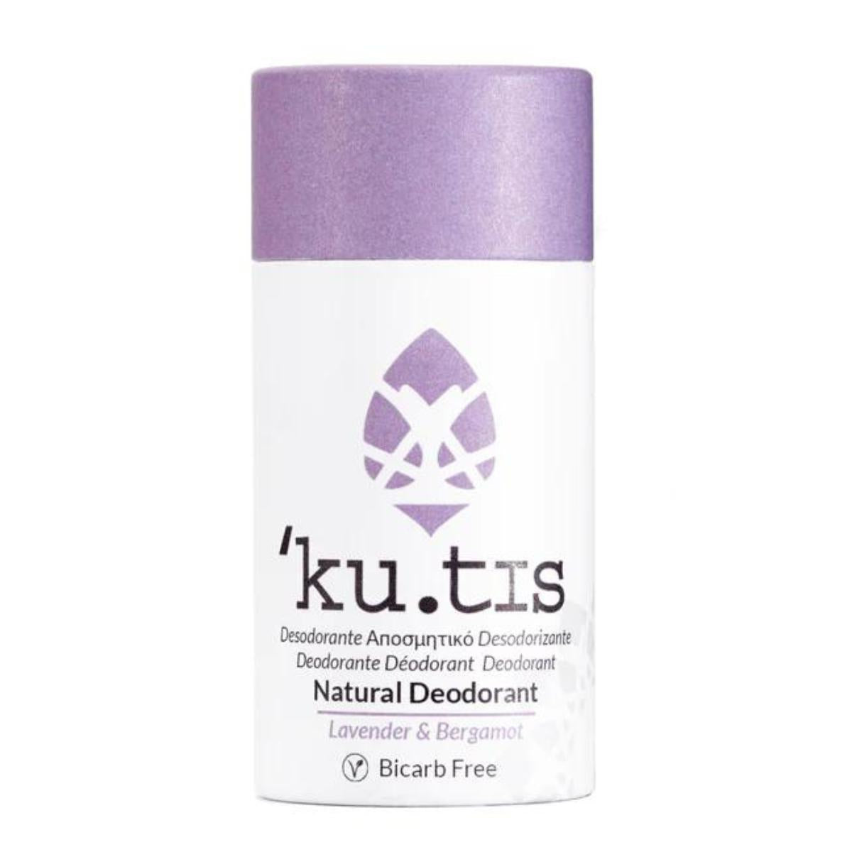 Desodorizante vegan sem bicarbonato de sódio com lavanda e bergamota 50 g