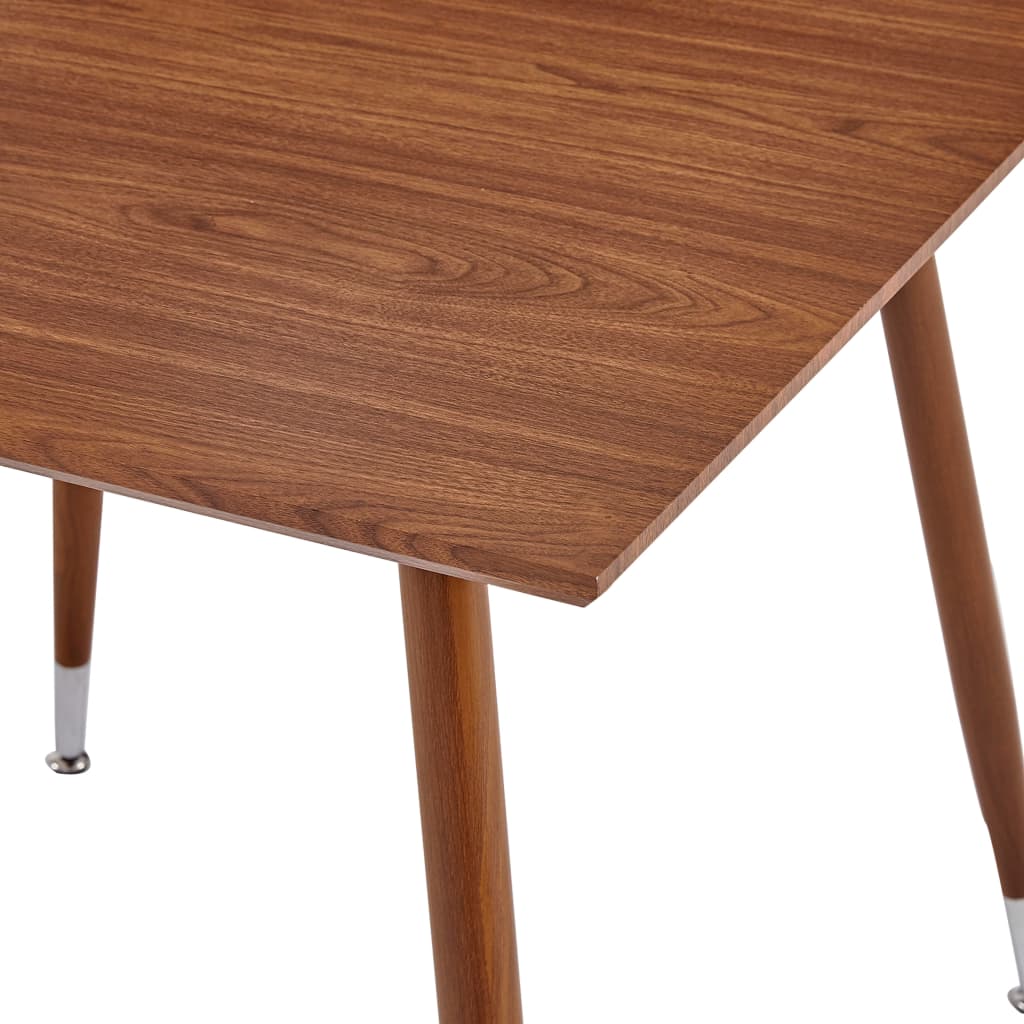 Mesa De Comedor Mdf Marrón 80,5x80,5x73 Cm_1
