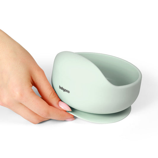 Bowl Silicona Con Ventosa Para Bebés Mint_0