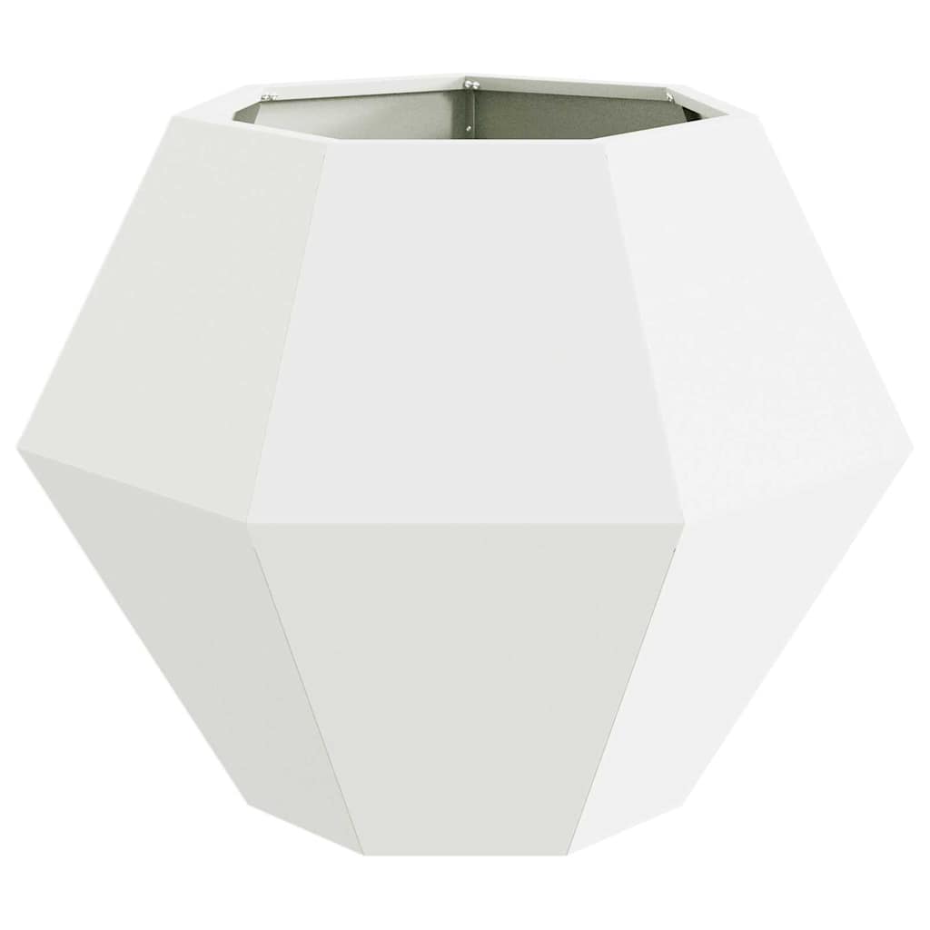 Jardinera Blanco 75 X 75 X 60 Cm Acero_4