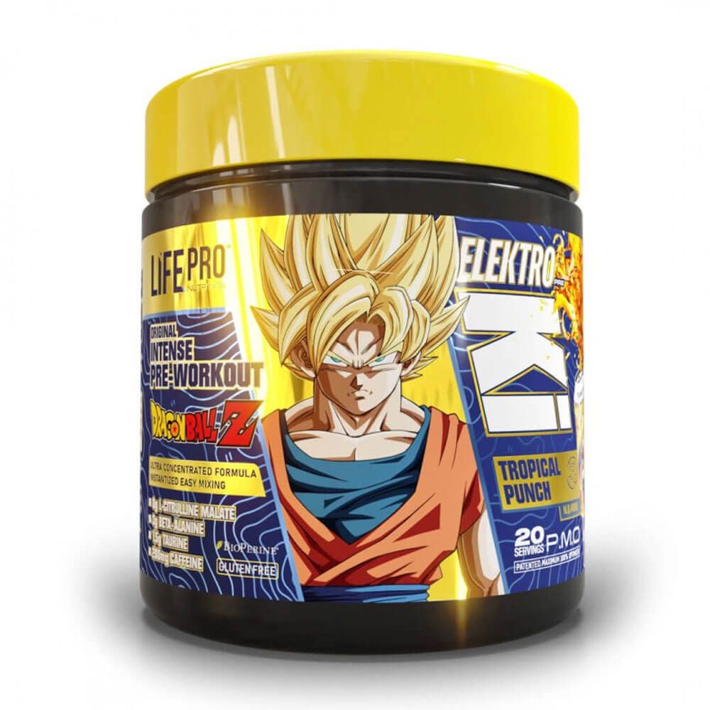 Elektro Ki Dragon Ball Z Edición Limitada - 400g - Ponche Tropical - Pre Entreno - Lifepro_0