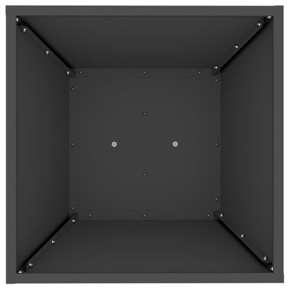 Maceta Pilar Negro 40 X 40 X 100 Cm_5