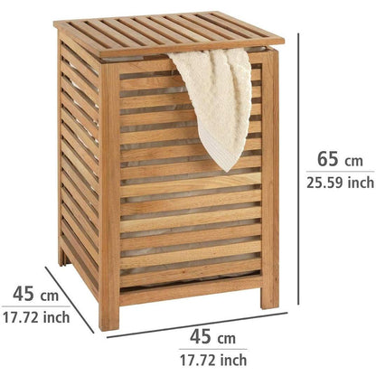 Cesto com pernas de madeira natural Noruega