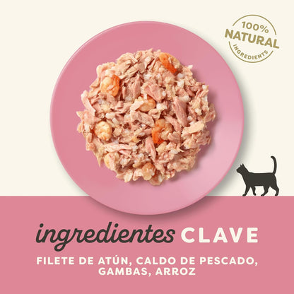 Ração húmida para gatos Applaws Tuna and Shrimp Can 156g