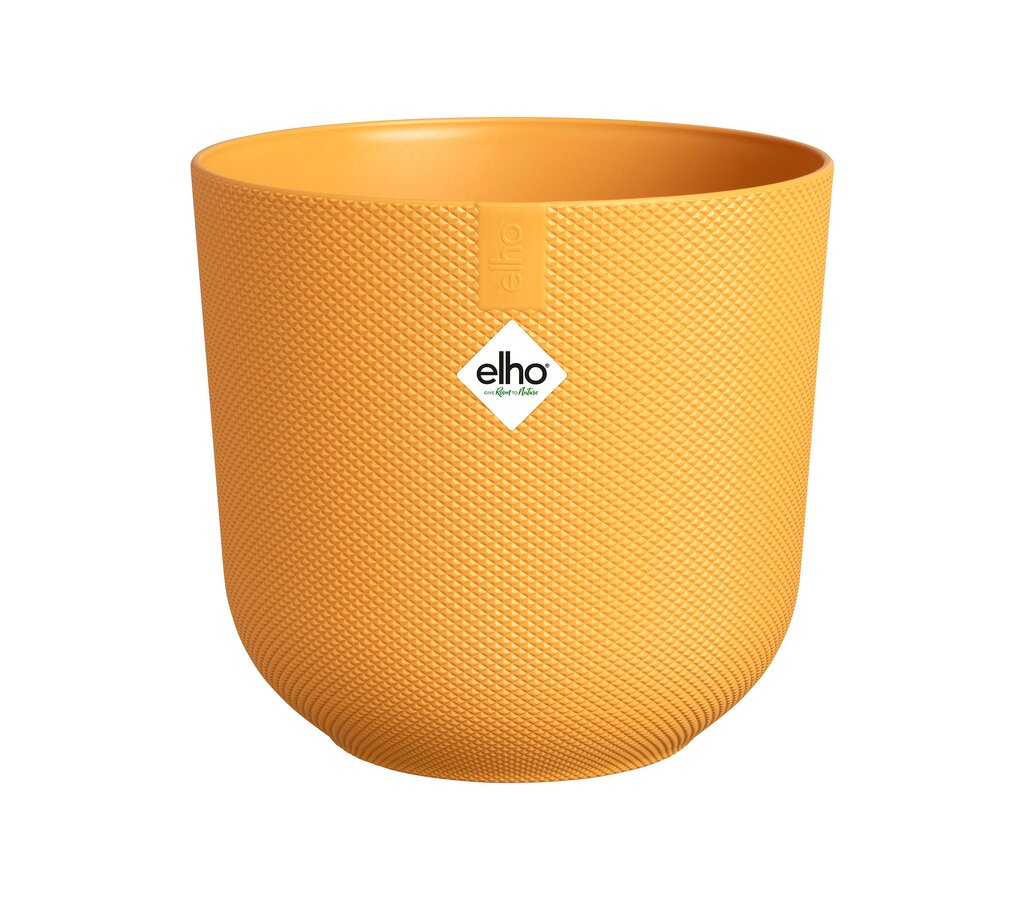 Elho Jazz Macetero Amarillo Ámbar 14cm