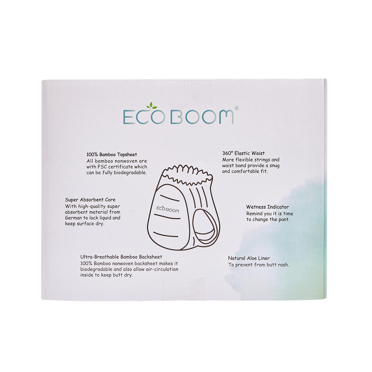Calças de bambu Ecoboom XL 72 unidades