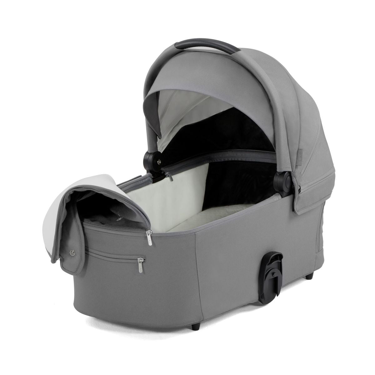 Carrito De Bebé Nea Dos Piezas Capazo Duro Hasta 22 Kg Platinum Grey_1