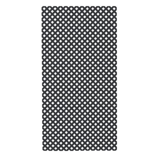Celosía Pvc 18mm Antracita - Decoración Y Separación De Espacios - 1x2 M - Color_0