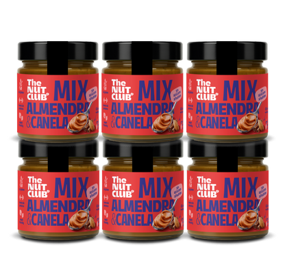 Pack crema de almendra y canela 6 uds The Nut Club 1200g_0