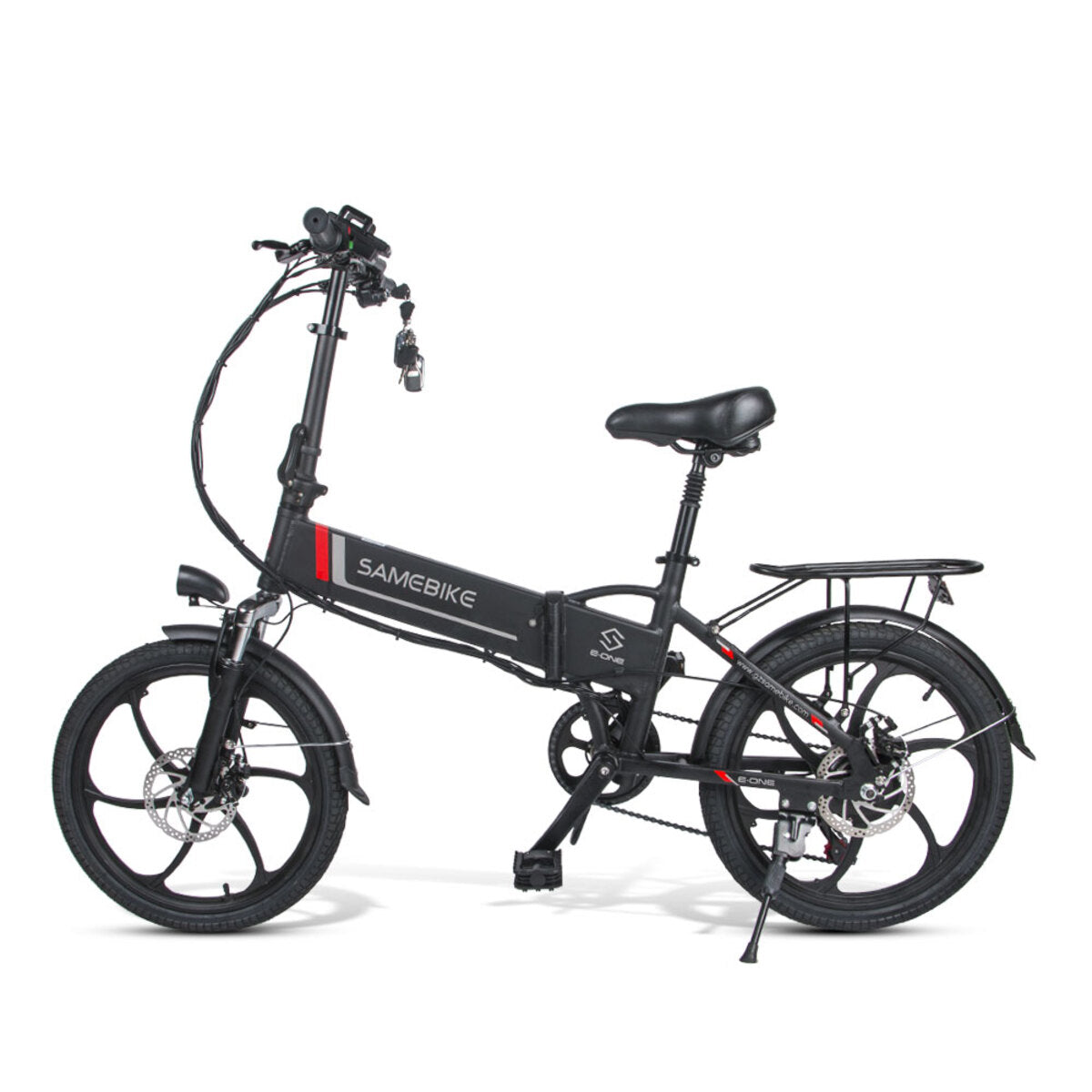 Bicicleta Eléctrica Plegable Samebike 20lvxd30 350w-48v-10,4ah (499wh) - Rueda 20 Color Negro_1