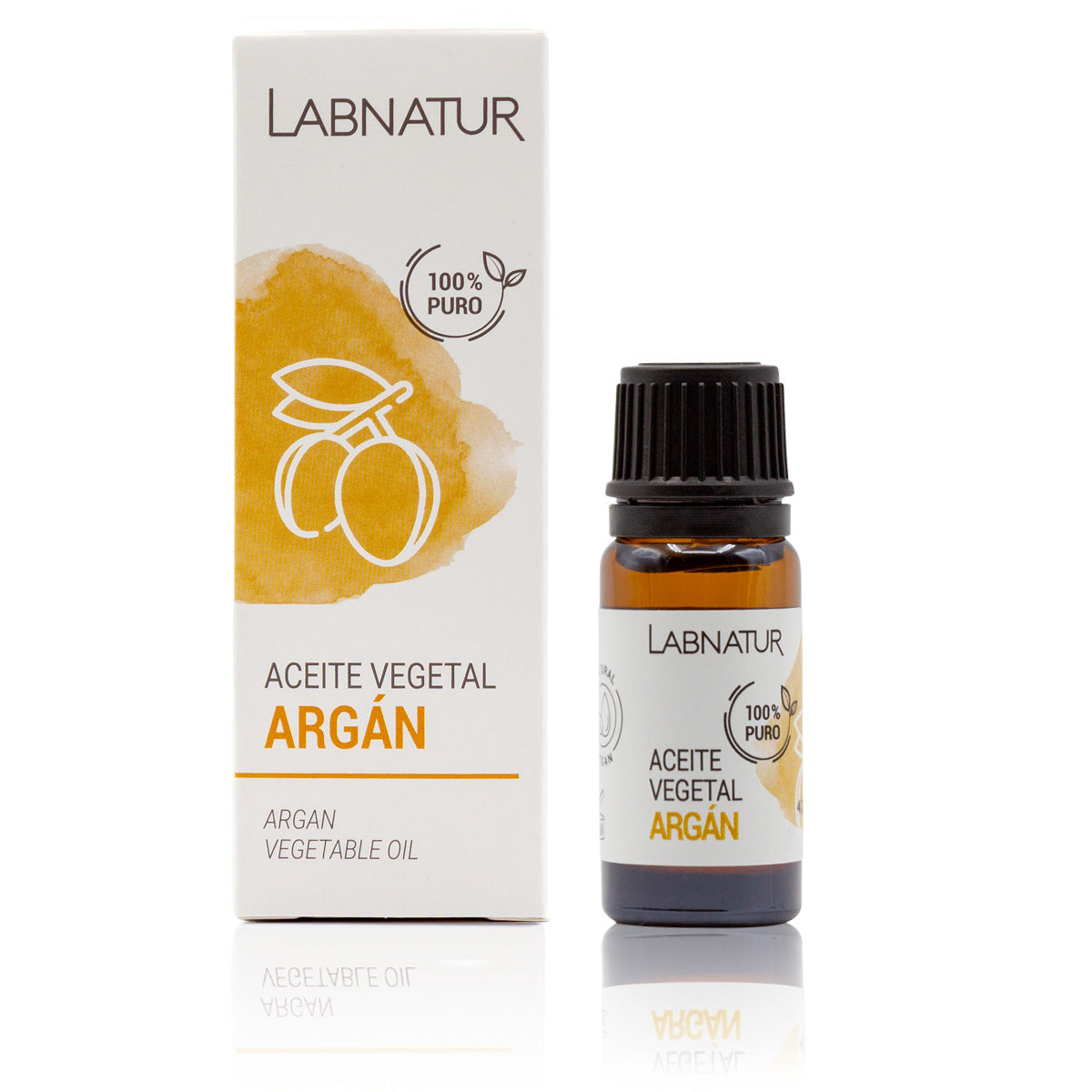 Aceite Vegetal de Argán 100% Puro Labnatur 10 ml | Nutre y Suaviza | Rostro, Cabello, Barba y Uñas | Vegano_0