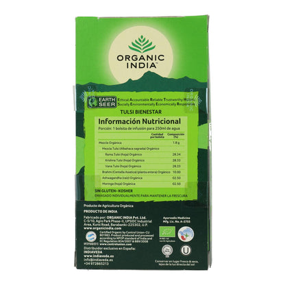Tulsi Wellness Organic India 25 saquetas