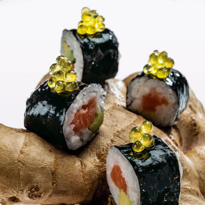 Esferas gelificadas de azeite virgem extra e wasabi Caviaroli 20g